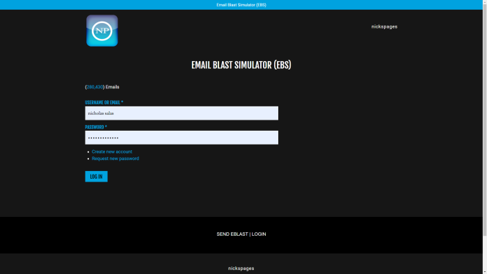 email blast simulator marketing campaigns