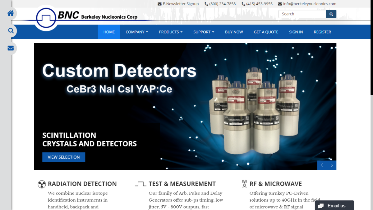 nucleonics drupal website