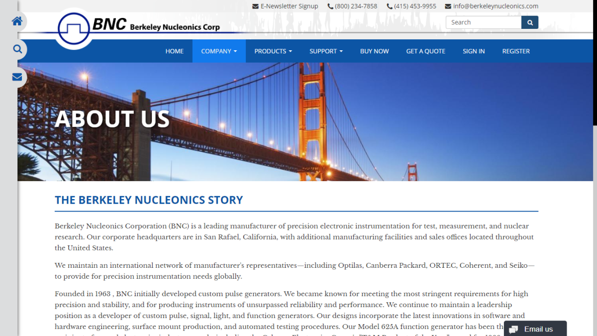 nucleonics drupal website