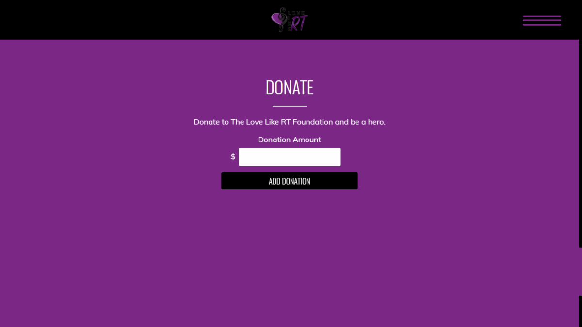 charitable foundation website design