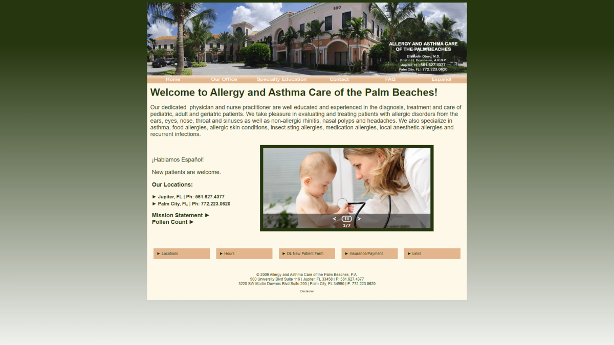 allery asthma doctor website