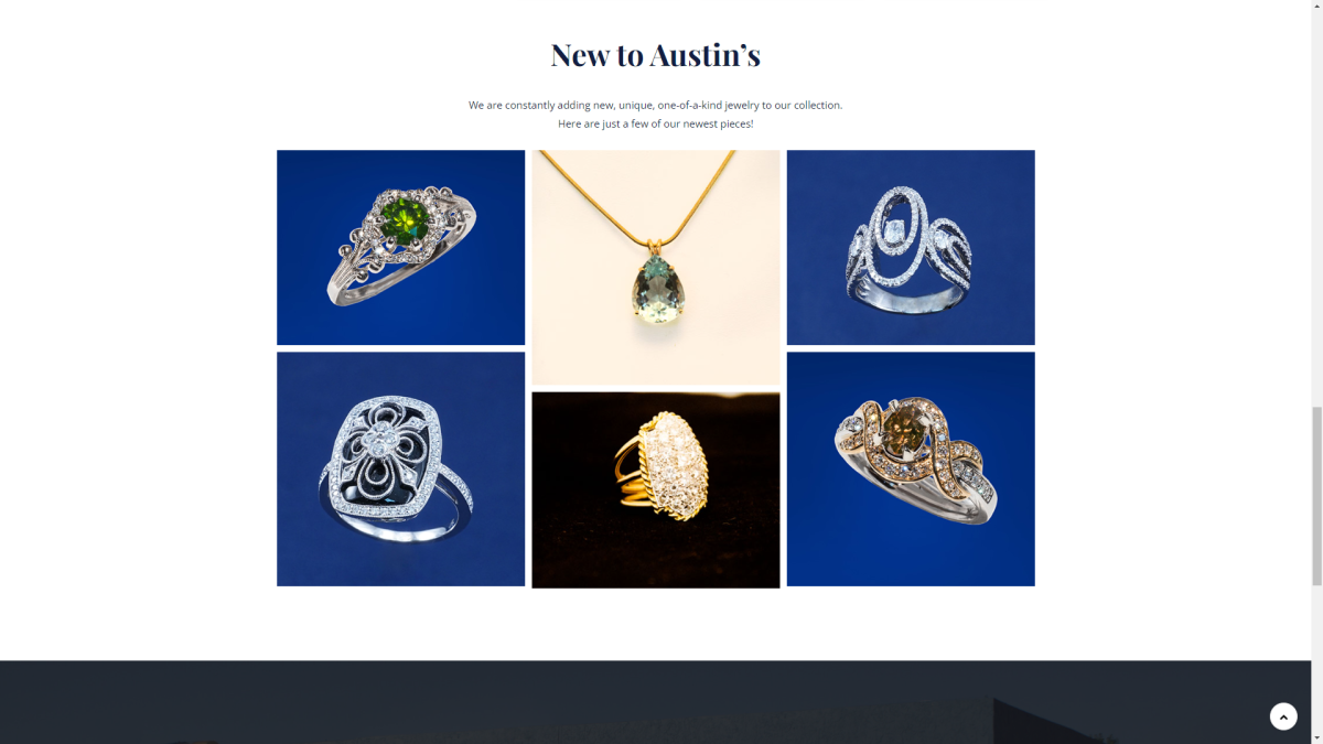 jewelry store website