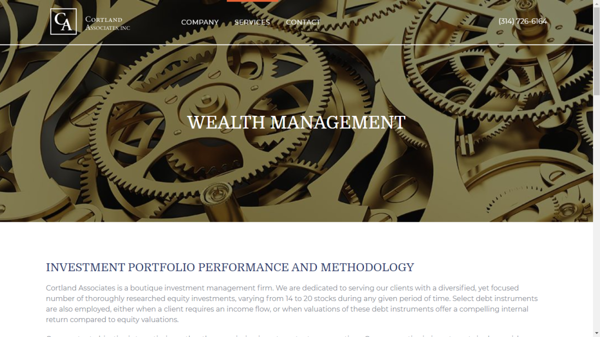 investment firm website