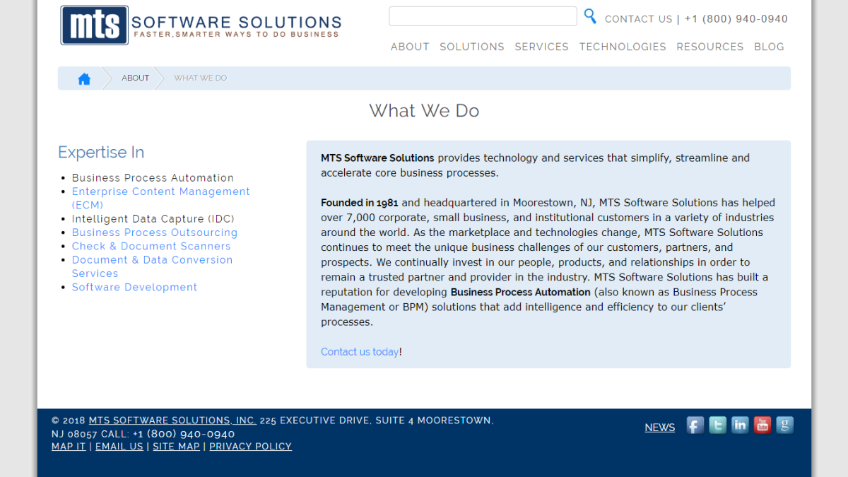 software solutions website