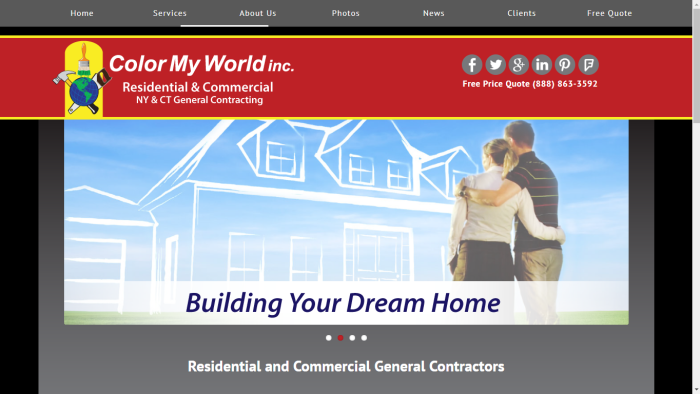 General Contractor Website