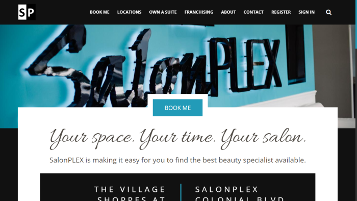 salon drupal website