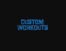 custom workouts logo