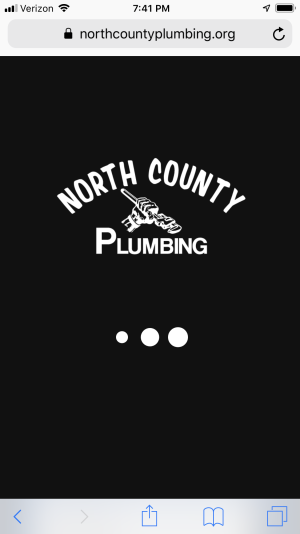 mobile website plumbing company