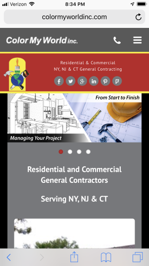 General Contractor Website
