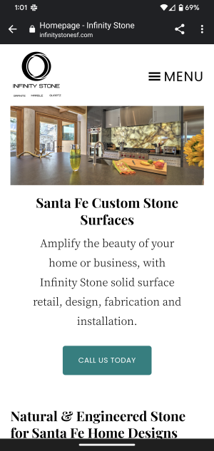 stone surfaces mobile website