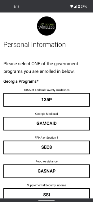 government phone website