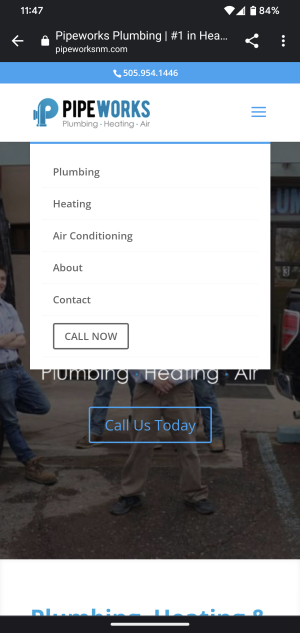 plumbing, heating and cooling theme service